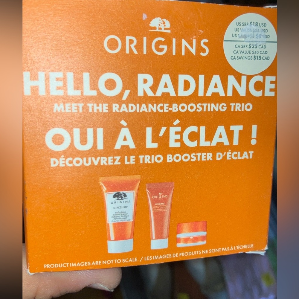 Origins Radiance Trio in Vibrant Orange